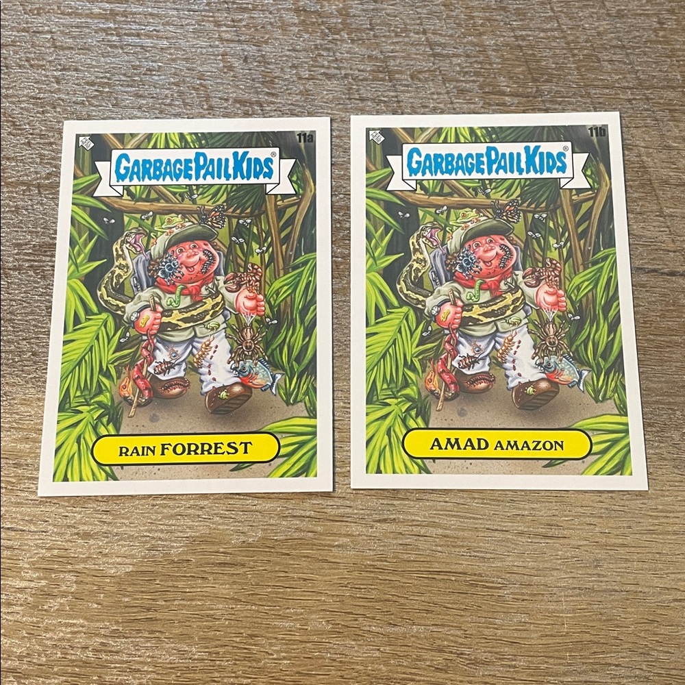 ✨10/$10 GPK SALE✨ Garbage Pail Kids Go on Vacation Base 11a and 11b
